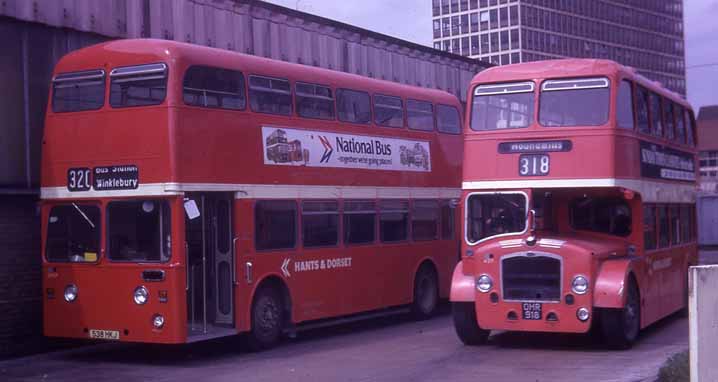 Hants & Dorset Leyland Atlantean 3997 and Bristol Lodekka LD6G 429